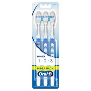 Oral B T/Brush Indicator Medium Triple Pack