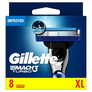 Gillette Mach3 Turbo Razor Blades 8