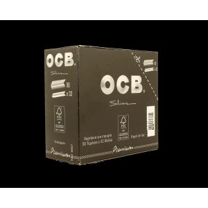 OCB Rolling Papers King Size Slim Black 50pk