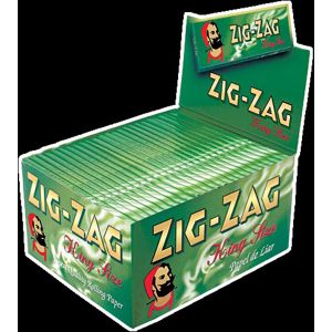 Zig Zag King Size Green 50Pk