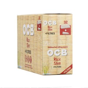 OCB Rolling Papers Premium Slim 32pk Tips