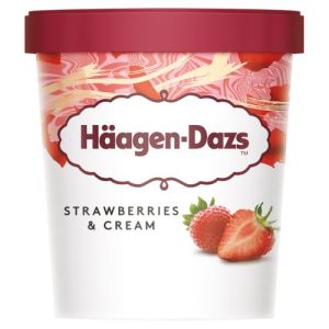 Haagen-Dazs Strawberries & Cream 460Ml     