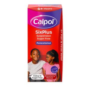 Calpol Suspension Paracetamol S/F 6+Yrs 80ml