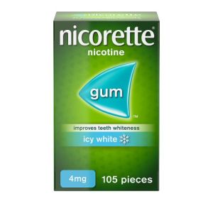 Nicorette Icy White Gum 4mg 105s