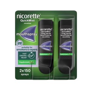 Nicorette Quickmist 1mg Mouthspray Freshmint Duo