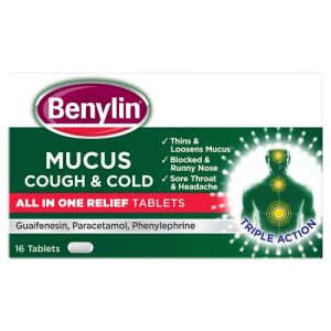 Benylin Mucus & Cough All In One Tablets 16S