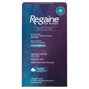 Regaine FWomen Once A Day Scalp Foam 5% 2 X 73Ml