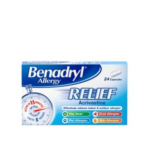 Benadryl Allergy Relief Caps 24's