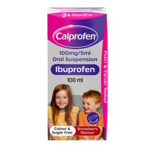 Calprofen Ibuprofen Suspension S/F 3M-12Yrs 100ml