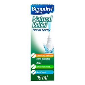 Benadryl Allergy Natural Relief Nasal Spray 15Ml