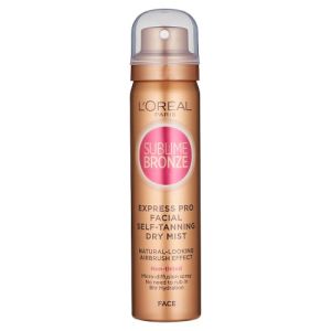 L'Oreal Sublime Bronze Mist Self Tan Face 75ml