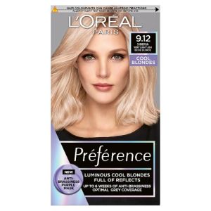 L'Oreal Preference 9.12 SIBERIA (Very Light Ash Beige Blonde)