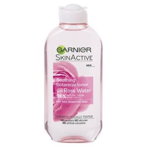 Garnier Naturals 200ml Rose Water Toner Sens Skin