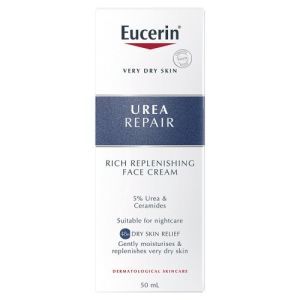 Eucerin Urea Repair Rich Replenishing Face Cream 5% Urea 50ml