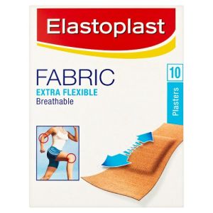 Elastoplast Fabric Plasters 10s Extra Flexible