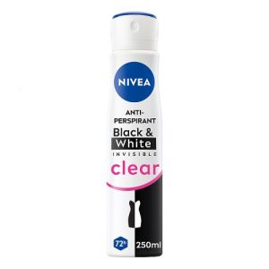 Nivea APD Spray 250ml Women Black & White Invisible 