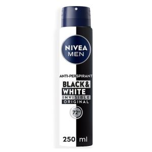 Nivea APD Spray 250ml Men Black & White Invisible
