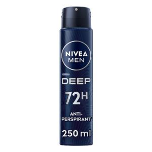 Nivea APD Spray 250ml Men Deep Dry & Clean Feel