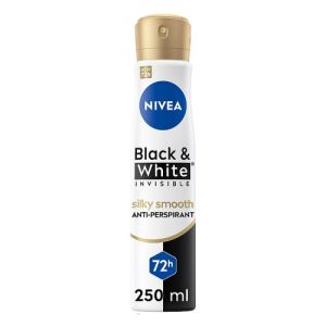 Nivea APD Spray 250ml Women Black & White Silky Smooth 
