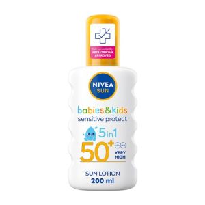 Nivea Sun 200Ml Kids Sensitive Spray F50