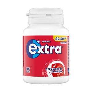 Wrigley Extra Bottle Pmp £2.50 Extra Strawberry  24 X (6 X 46 Piece)