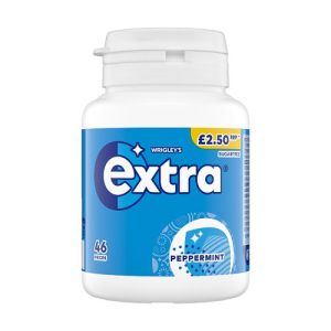 Wrigley Extra Bottle Pmp £2.50 Extra Peppermint   24 X (6 X 46 Piece)