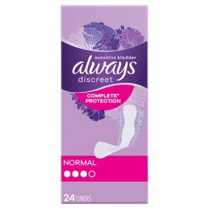 Always Discreet Liners Normal 4X24Ct