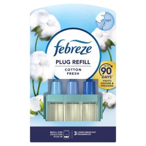 Febreze 3Volution Air Freshener Plugin Refill Cotton Fresh 20ml Csx7