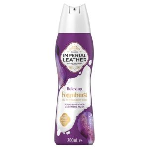 Imperial Leather Foamburst 200ml Relaxing Plum Blossom Cashmere Musk