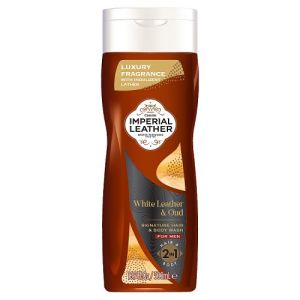 Imperial Leather Hair & Body Wash 500ml White Leather & Oud Men 