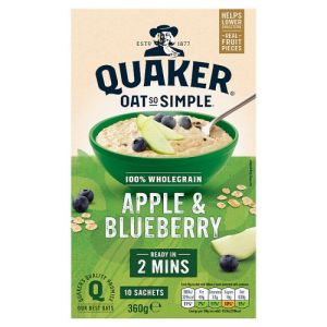Quaker 10pk Apple & Blueber Oat So Simpl