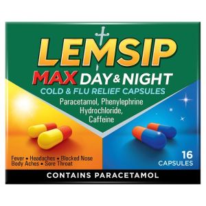 Lemsip Max Strength Day And Night Capsules 16s