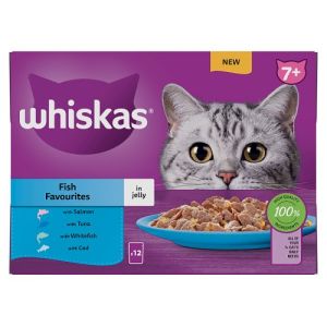 Whiskas Senior Fish Favourites In Jelly 12X85G
