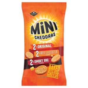 Jacobs Mini Cheddars Variety 6pk  6 x 23g