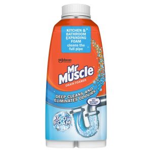 Mr Muscle Kitchen & Bathroom 500ml Drain Foam 