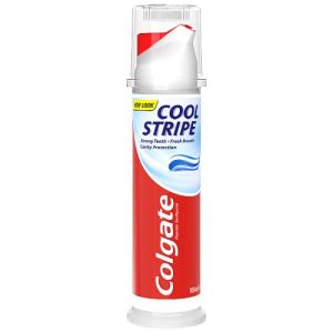 Colgate T/Paste 100ml Pump Cool Stripe