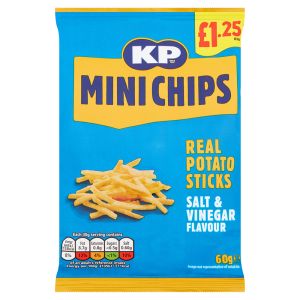 Kp Minichips Salt & Vinegar Pm£1.25 60G