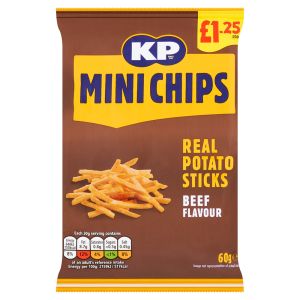 Kp Minichips Beef Pm£1.25 60G