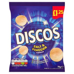 Discos Salt & Vinegar Pm£1.25 70G