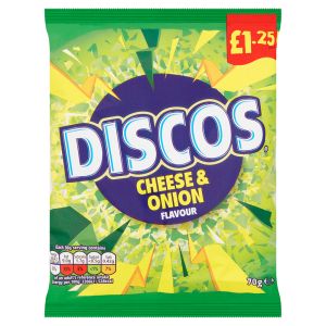 Discos Cheese & Onion Pm£1.25 70G