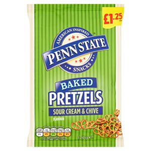 Penn State Sour Cream & Chive Pretzels Pm£1.25 120G