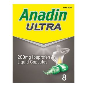 Anadin Ultra 200mg Cap 8x12