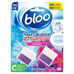 Bloo Toilet Blocks Flowers  2X50G