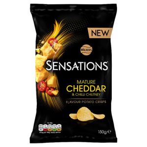 Sensations Mature Cheddar & Chilli Chutney 150G