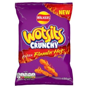 Wotsits Crunchy Extra Flamin Hot 130G