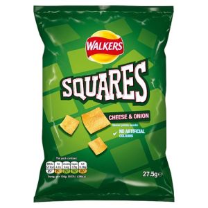 Squares Cheese & Onion 27.5G