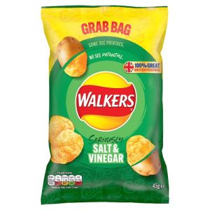 Walkers Grab Bag  Salt & Vinegar 45g