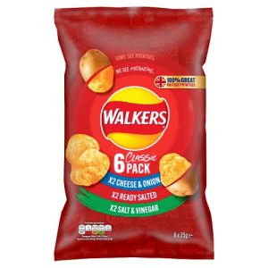 Walkers Classic Variety 6Pk 6X25G