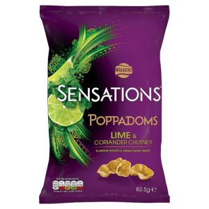 Sensations Lime & Coriander Poppadoms 82.5G