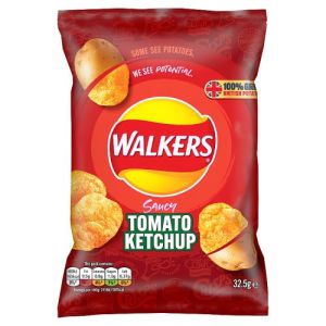 Walkers Crisps Tomato Ketchup 32.5g